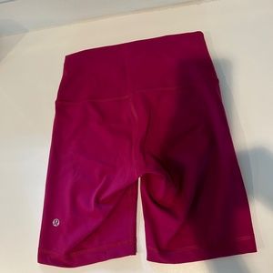 Lululemon biker shorts (Wunder Train 8 inch)